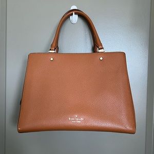 Saddle Brown Leather Kate Spade Handbag